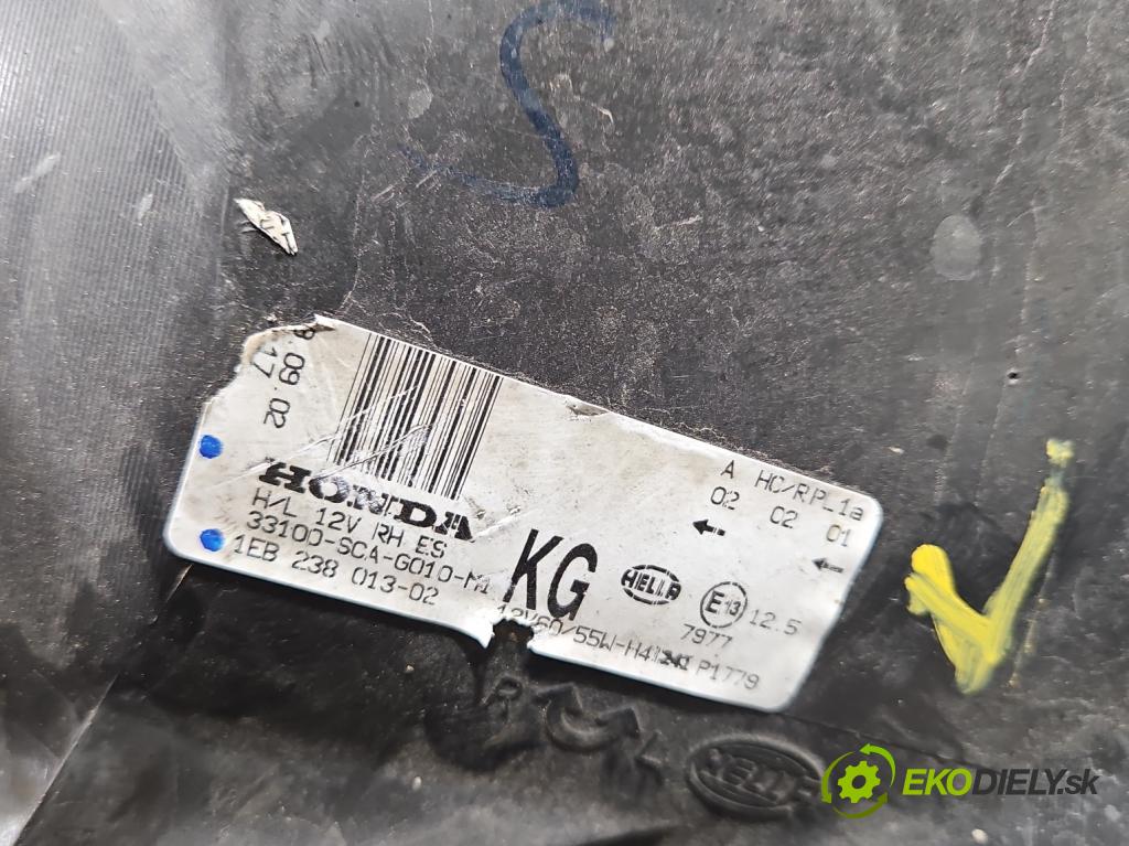 Honda CR-V II 2001-2006 2.0 16v 150 HP manual 110 kW 1998 cm3 5- Reflektor: pravý 33100-SCA-G010-M1 (Pravé)