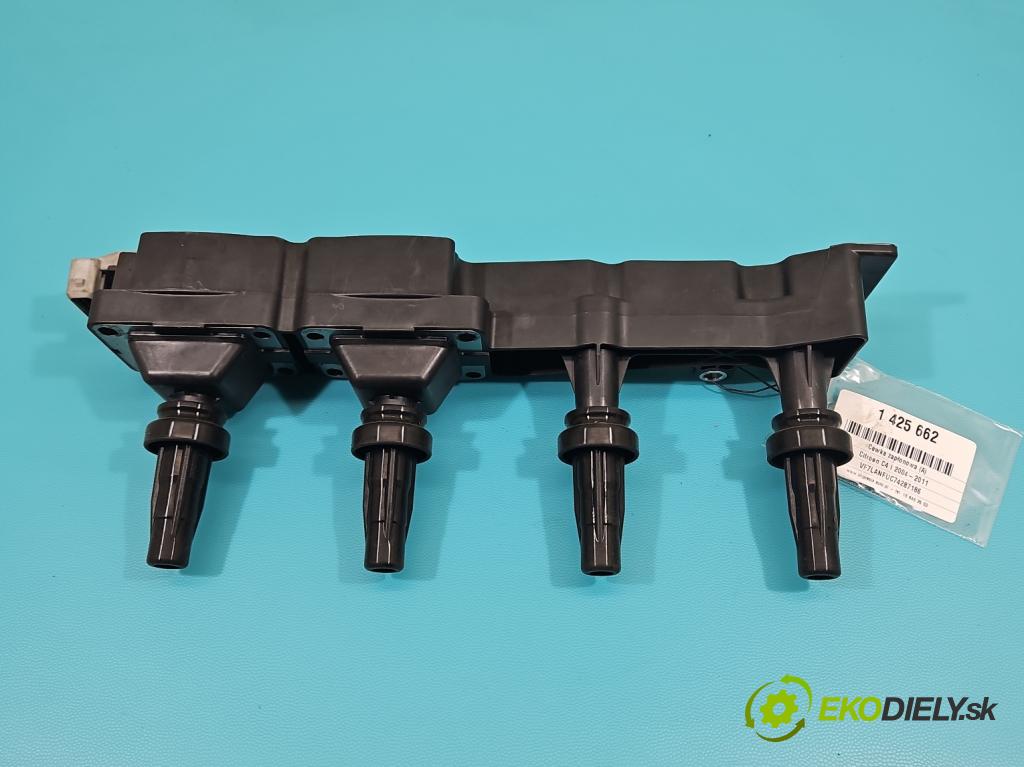 Citroen C4 I 2004-2011 1.6 16V 109 HP manual 80 kW 1587 cm3 3- cievka zapaľovacia  (Zapaľovacie cievky, moduly)