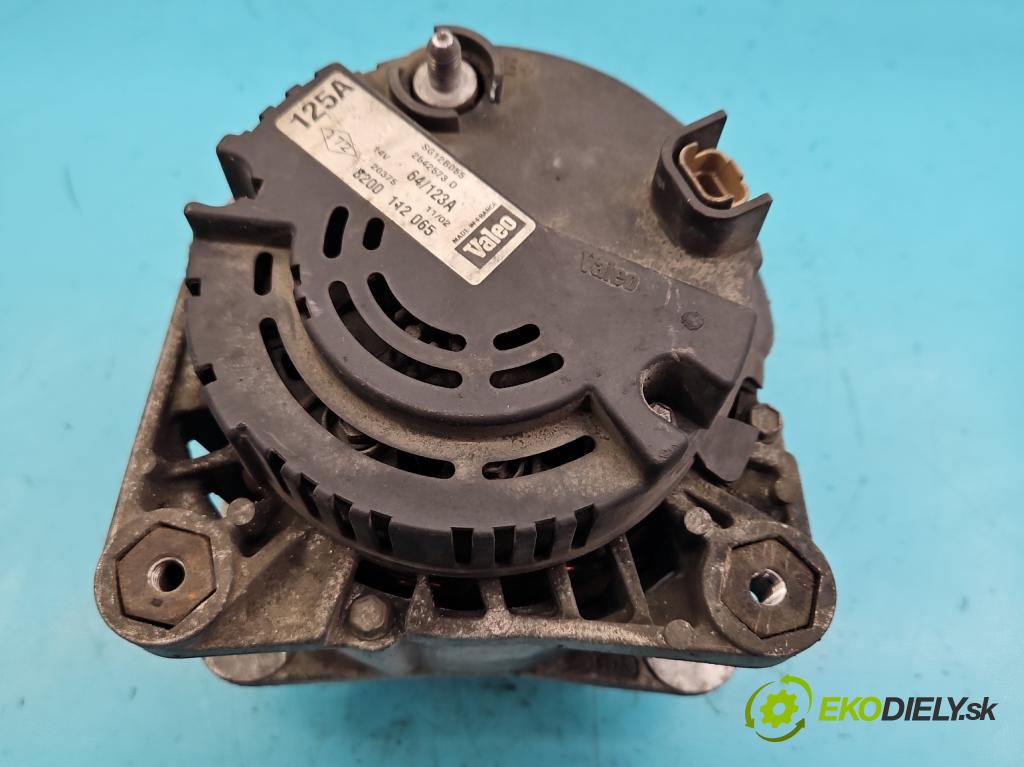 Renault Laguna II 2001-2007 1.8 16V 121KM manual 89 kW 1783 cm3 5- Alternator 8200112065 (Alternátory)