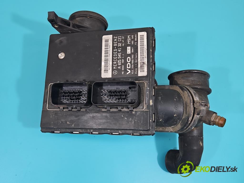 Mercedes A W168 1997-2004 1.6 102 HP manual 75 kW 1598 cm3 5- riadiaca jednotka motora A0255454132
