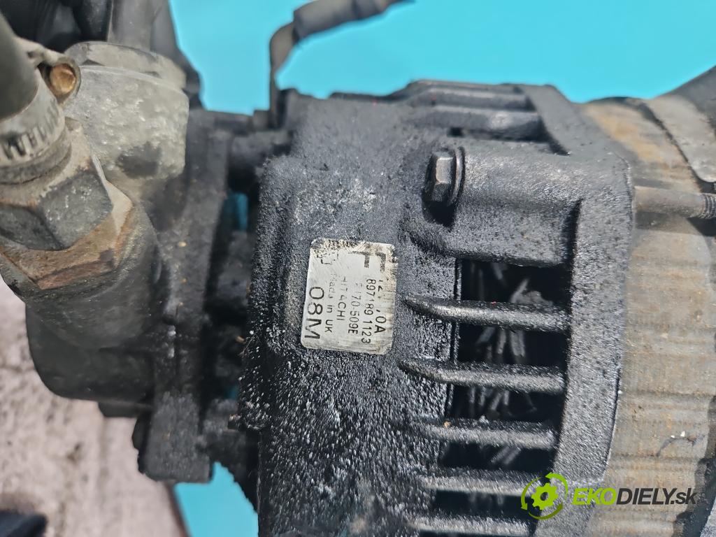 Opel Astra II 1998-2009 1.7 dti 75 HP manual 55 kW 1686 cm3 5- Alternator  (Alternátory)