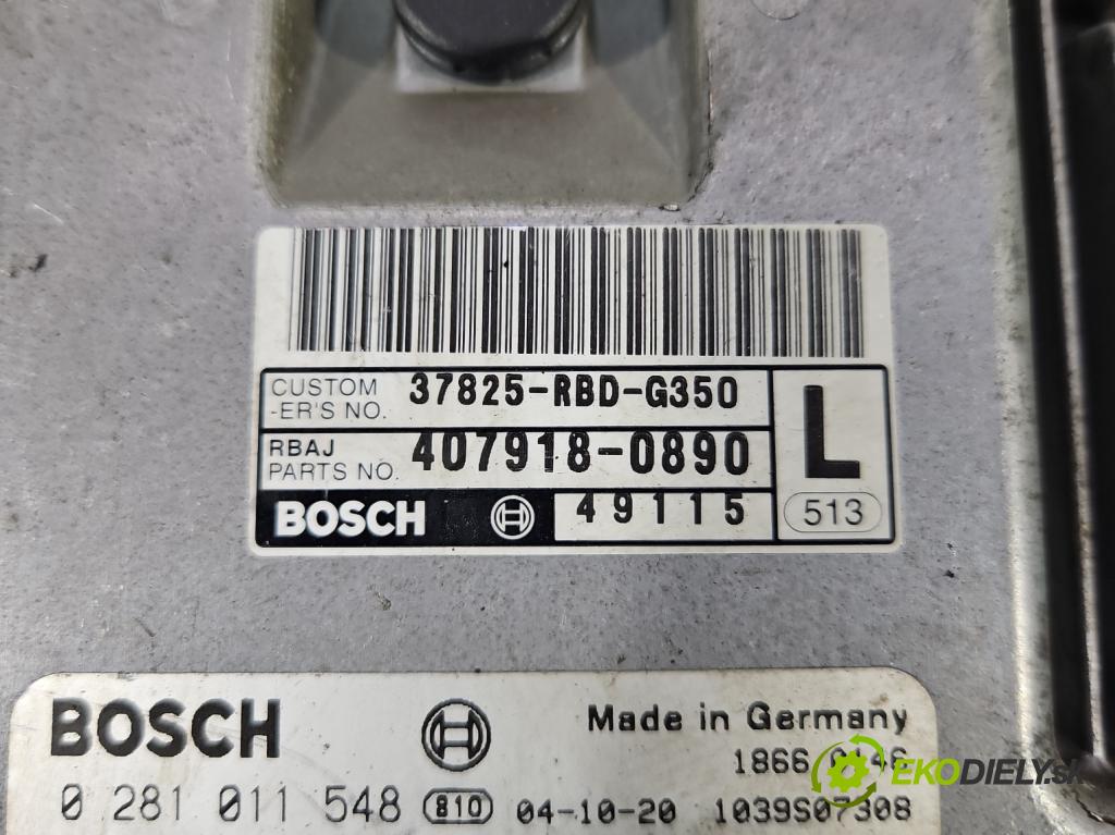 Honda Accord VII 2002-2008 2.2 i-ctdi: 140 HP manual 103 kW 2204 cm3 5- riadiaca jednotka motora 0281011548