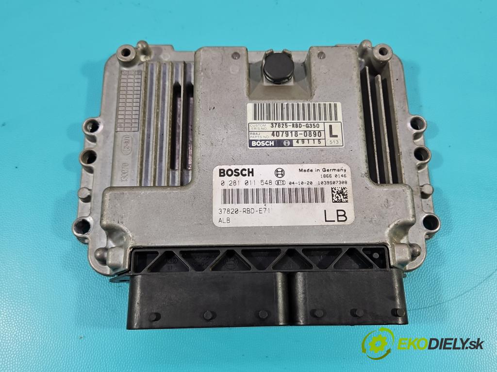 Honda Accord VII 2002-2008 2.2 i-ctdi: 140 HP manual 103 kW 2204 cm3 5- riadiaca jednotka motora 0281011548