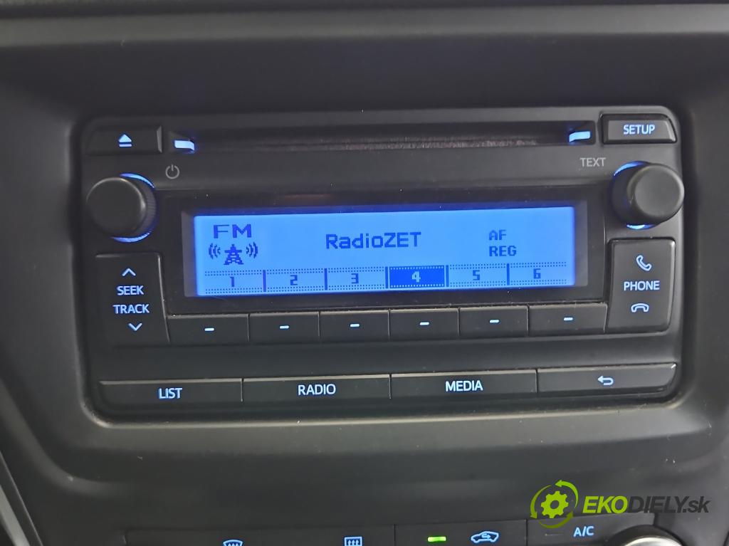 Toyota Avensis III T27 2009-2018 2.0 D4-D: 143 HP manual 105 kW 1995 cm3 5- Radio originál 86120-05240