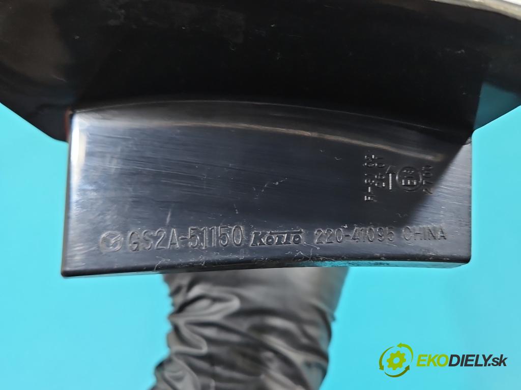 Mazda 6 II GH 2007-2012 2.0 CITD 140 HP manual 103 kW 1998 cm3 5- svetlo / reflektor zadné pravé GS2A-51150 (Kľučka dverí ostatné)