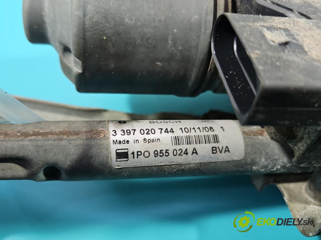 Seat Leon II 2005-2012 1.6 8V 102 hp manual 75 kW 1595 cm3 5- motor stěračů přední 1P0955024A