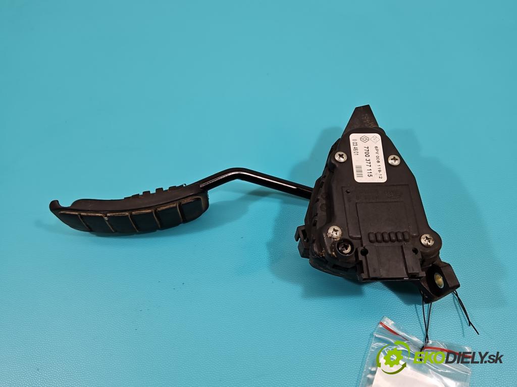 Renault Mascott 1999-2010 2.8 TD 86 HP manual 63 kW 2800 cm3 5- pedal plyn potenciometr: 7700377115