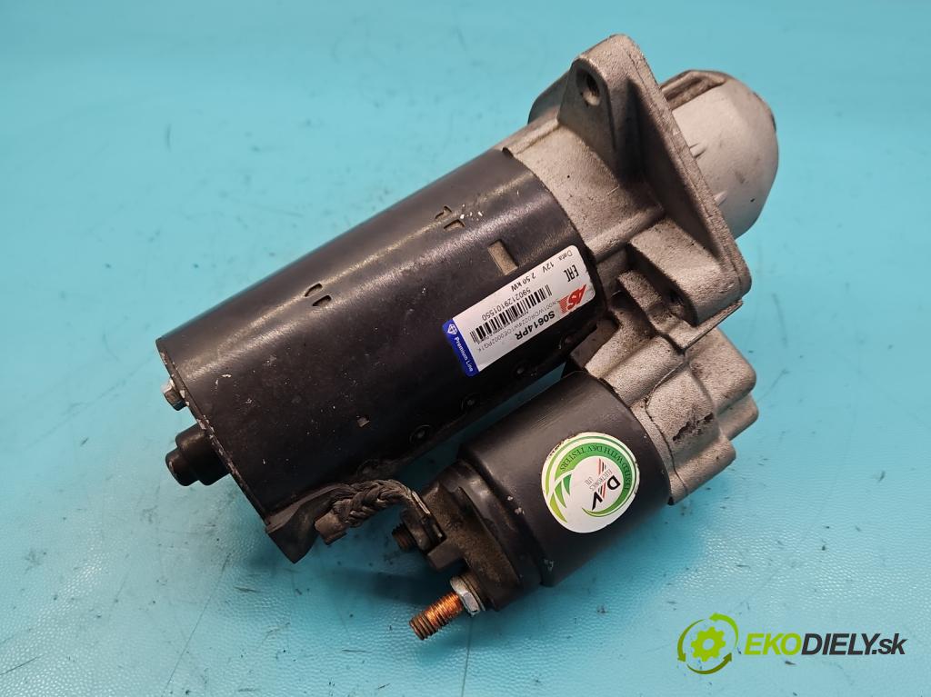 Renault Mascott 1999 - 2010 2.8 TD 86 HP manual 63 kW 2800 cm3 5- štartér S0614PR (Štartéry)