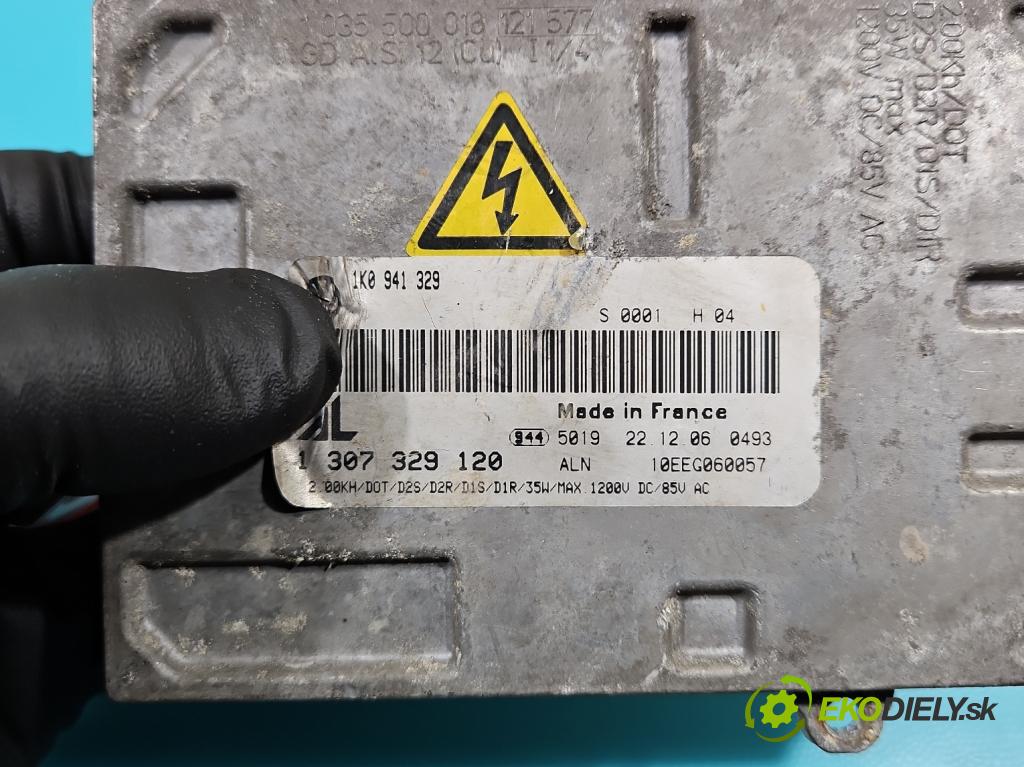 Vw Touran I 2003-2015 2.0 tdi 170 HP automatic 125 kW 1968 cm3 5- střídač: xenon 1307329120 (Riadiaca jednotka xenónu)