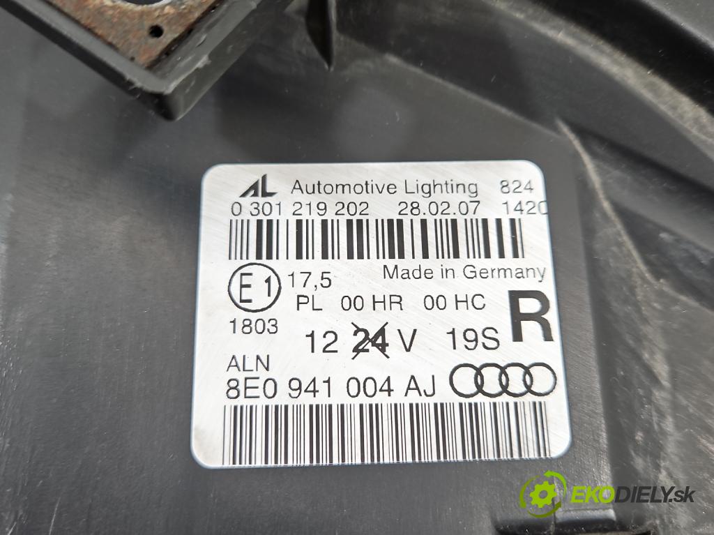 Audi A4 B7 2004-2008 2.0 TDi 170 HP manual 125 kW 1968 cm3 5- Reflektor: pravý 0301219202 (Pravé)