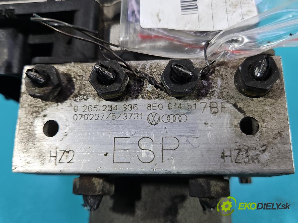 Audi A4 B7 2004-2008 2.0 TDi 170 HP manual 125 kW 1968 cm3 5- čerpadlo abs 8E0910517H (Pumpy ABS)