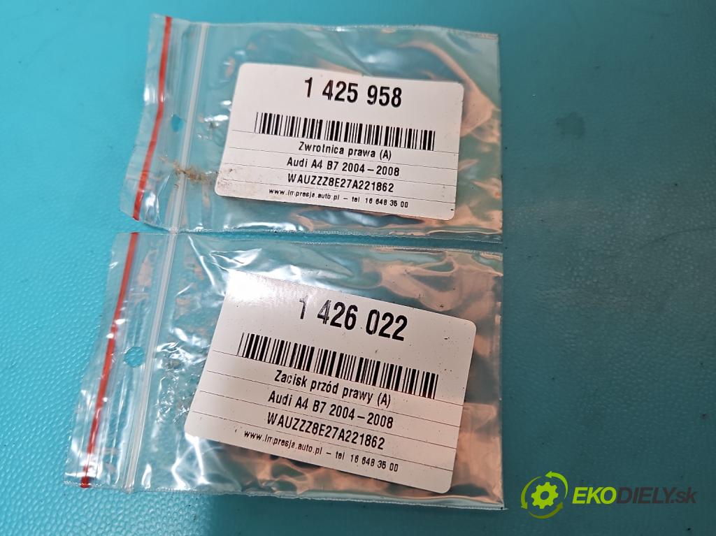 Audi A4 B7 2004-2008 2.0 TDi 170 HP manual 125 kW 1968 cm3 5- náboj pravé  (Náboje)