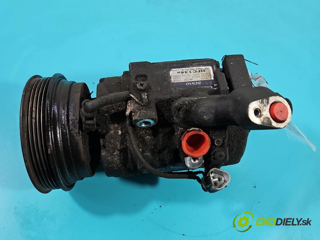 Toyota Rav4 II 2000-2005 2.0 d4d 116 HP manual 85 kW 1995 cm3 5- Kompresor: klimatizácie 447220-4303 (Kompresory klimatizácie)