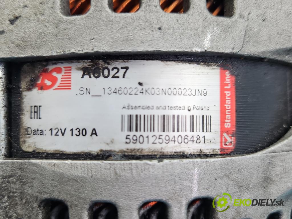 Toyota Rav4 II 2000-2005 2.0 d4d 116 HP manual 85 kW 1995 cm3 5- Alternator A6027 (Alternátory)
