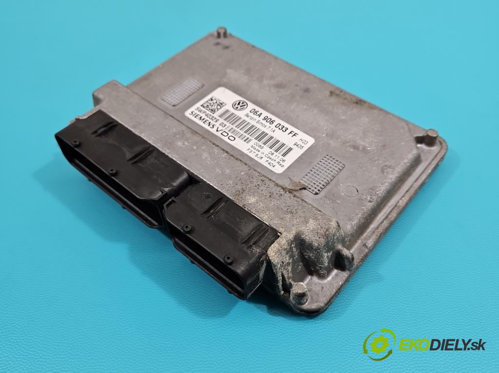 Seat Leon II 2005-2012 1.6 8V 102 HP manual 75 kW 1595 cm3 5- riadiaca jednotka motora 06A906033FF