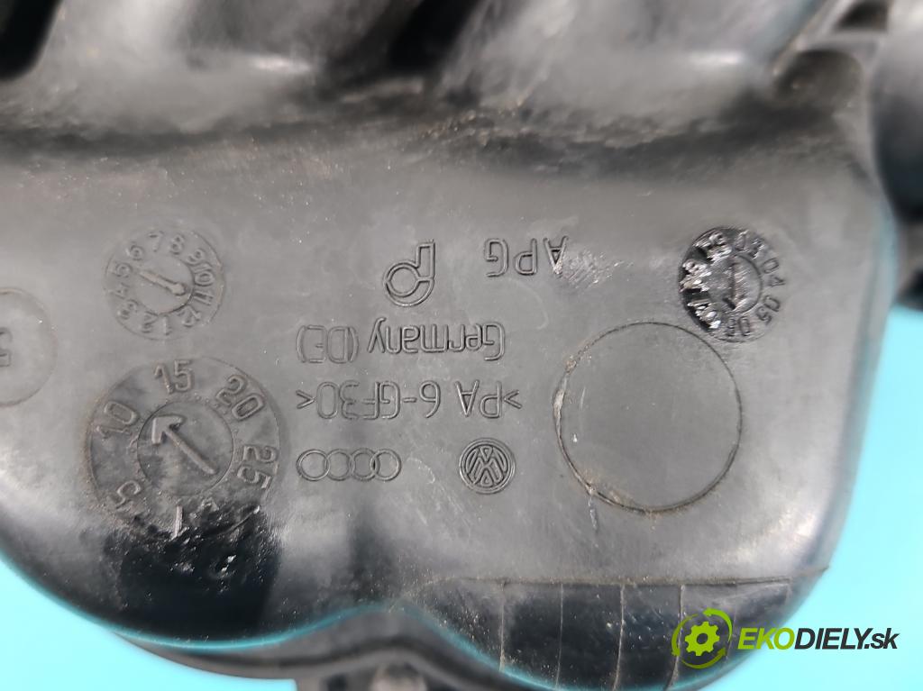 Seat Leon II 2005-2012 1.6 8V 102 HP manual 75 kW 1595 cm3 5- zvod nasávací 06A133185LS (Sacie potrubie)