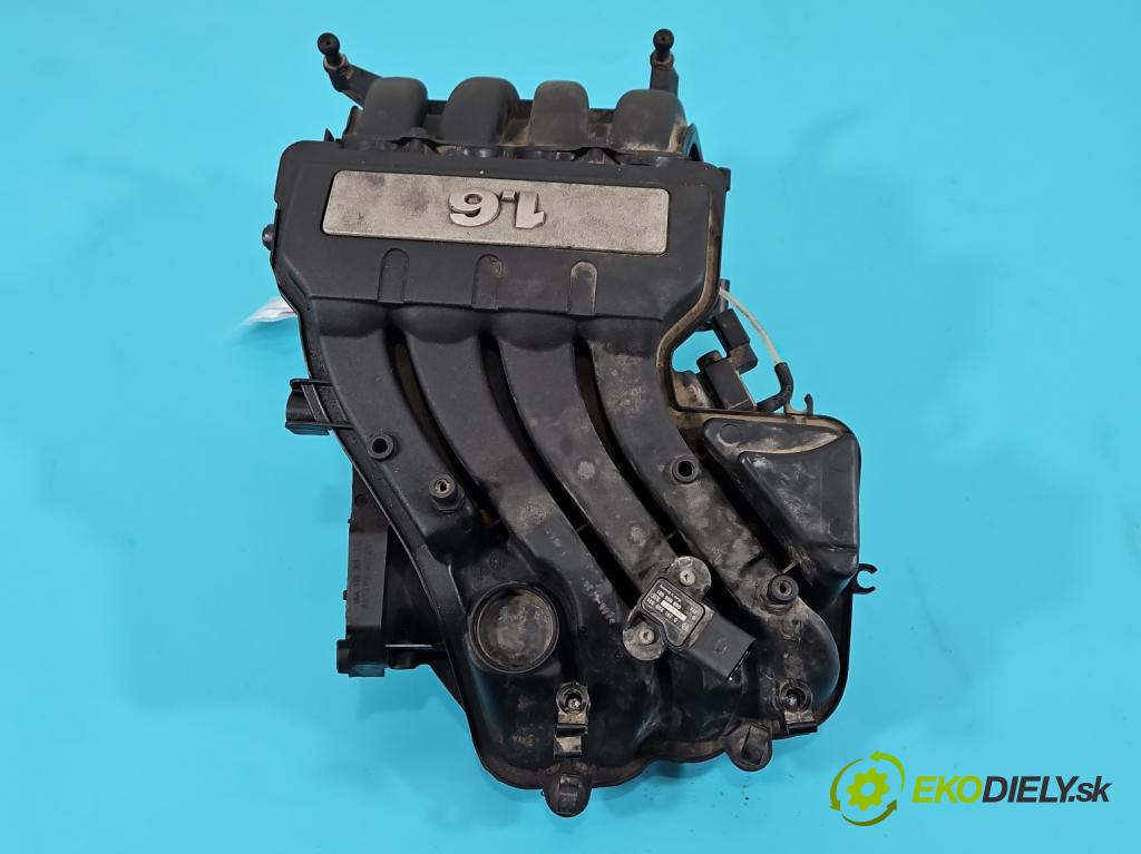 Seat Leon II 2005-2012 1.6 8V 102 HP manual 75 kW 1595 cm3 5- zvod nasávací 06A133185LS (Sacie potrubie)