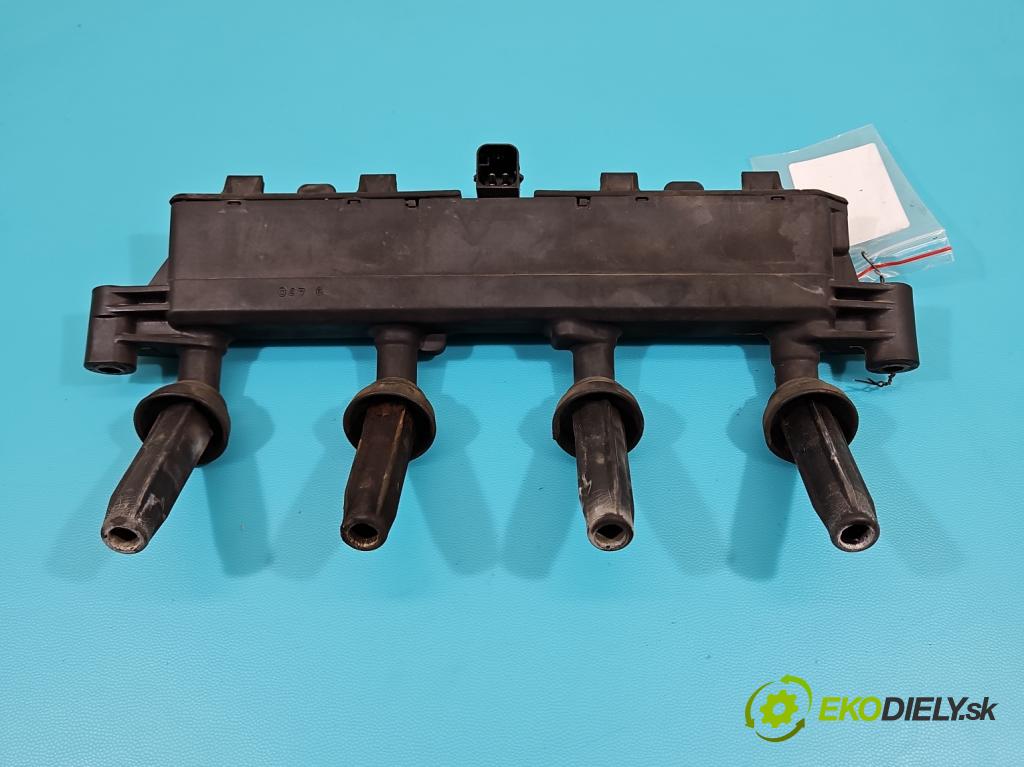 Peugeot Partner I 1996-2008 1.4 8V 75 HP manual 55 kW 1360 cm3 5- cievka zapaľovacia 9654814480 (Zapaľovacie cievky, moduly)