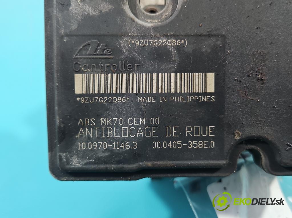 Peugeot 207 1.4 16V 88 HP manual 65 kW 1360 cm3 5- čerpadlo abs 9663945580 (Pumpy ABS)