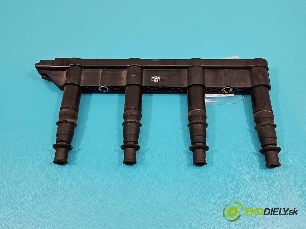 Peugeot 207 1.4 16V 88 HP manual 65 kW 1360 cm3 5- cievka zapaľovacia NGK6021 (Zapaľovacie cievky, moduly)
