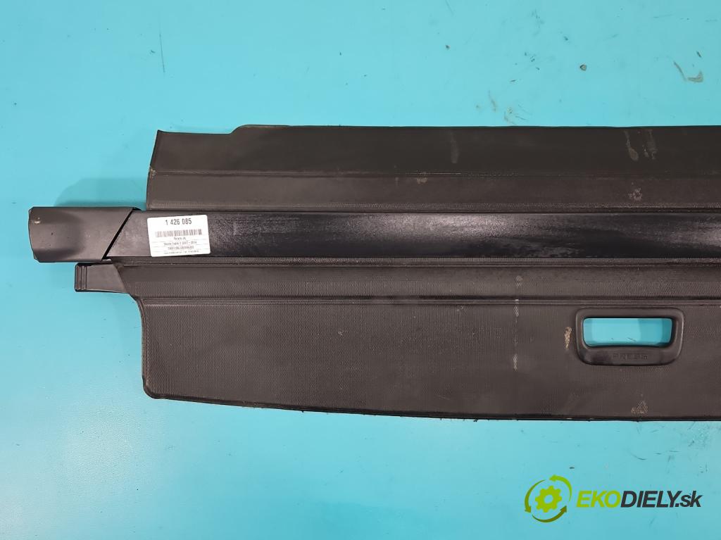 Skoda Fabia II 2007-2014 1.4 16V 86 HP manual 63 kW 1390 cm3 5- roleta 5J9867871C (Roleta kufra)