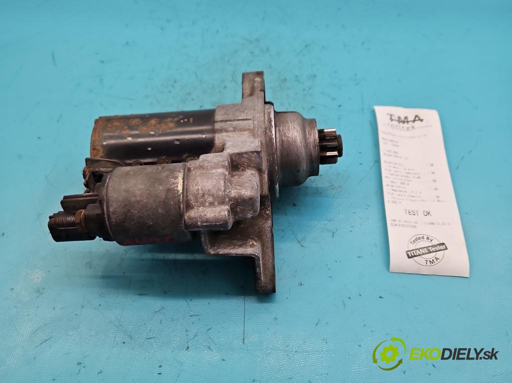 Skoda Fabia II 2007-2014 1.4 16V 86 HP manual 63 kW 1390 cm3 5- štartér  (Štartéry)