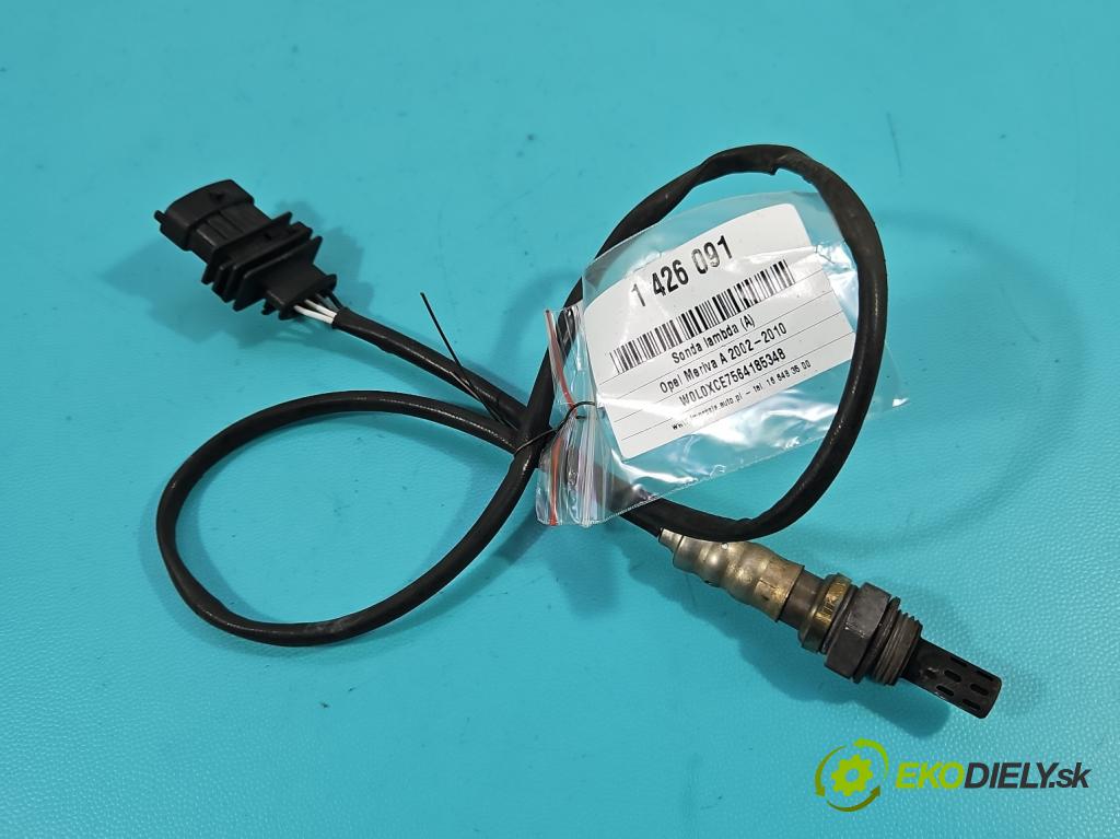 Opel Meriva A 2002-2010 1.6 16V 105 HP manual 77 kW 1598 cm3 5- Sonda lambda OZA660-EE4 (Lambda sondy)