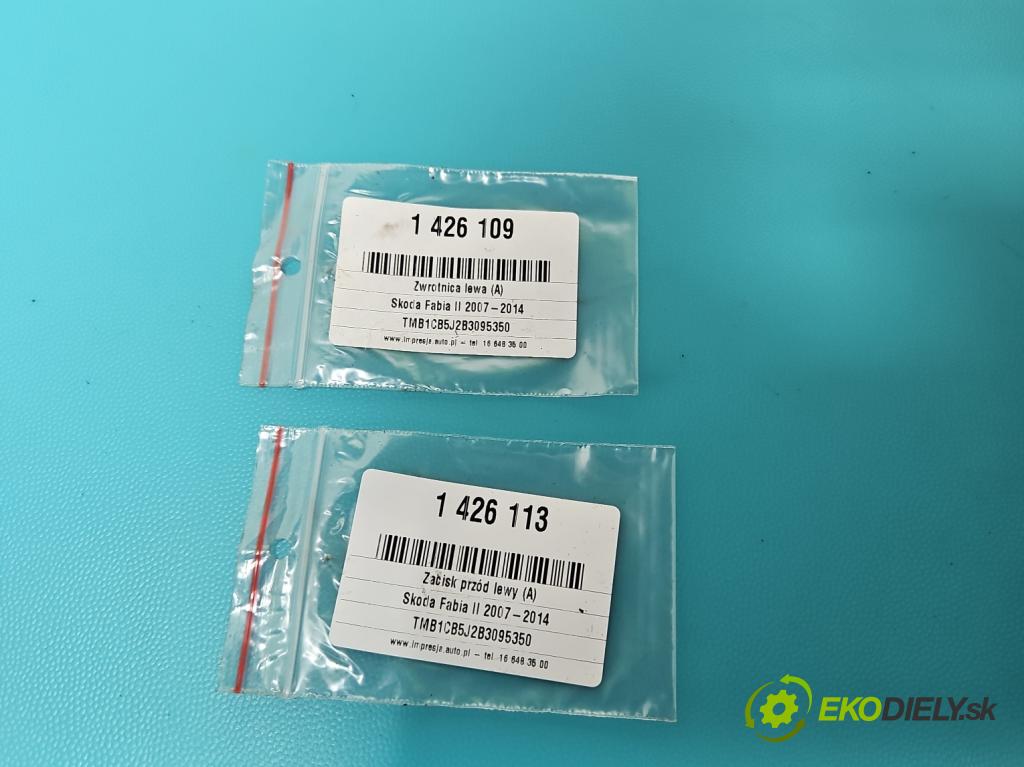 Skoda Fabia II 2007-2014 1.4 16V 86 HP manual 63 kW 1390 cm3 5- náboj ľavé  (Náboje)