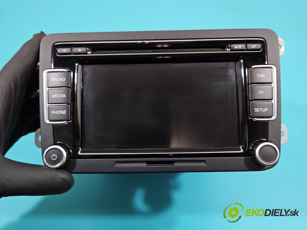 Vw Golf VI 2008-2013 1.4 TSI 122 HP manual 90 kW 1390 cm3 5- Radio originál 3C8035195