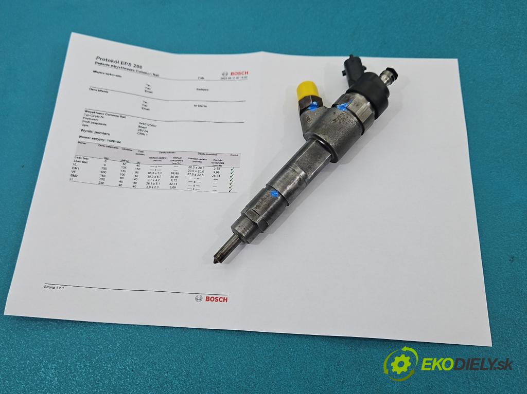 Renault Mascott 1999-2010 2.8 TD 86 HP manual 63 kW 2800 cm3 5- vstrek 0445120002 (Vstrekovač paliva)