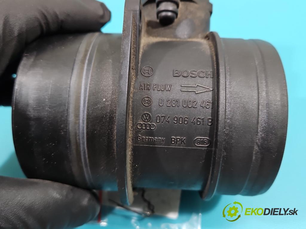 Audi A4 B7 2004-2008 2.0 TDi 170 HP manual 125 kW 1968 cm3 5- průtokoměr: 0281002461 (Váhy vzduchu)