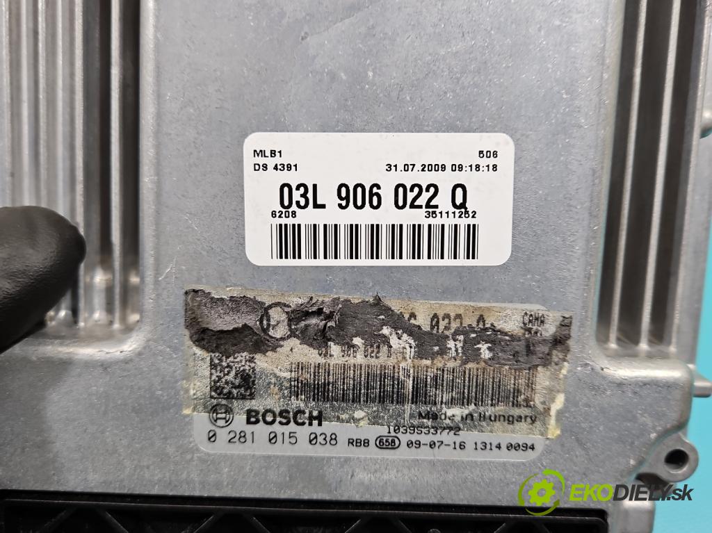 Audi Q5 2008-2016 2.0 TDi 170 HP automatic 125 kW 1968 cm3 5- riadiaca jednotka motora 03L906022Q