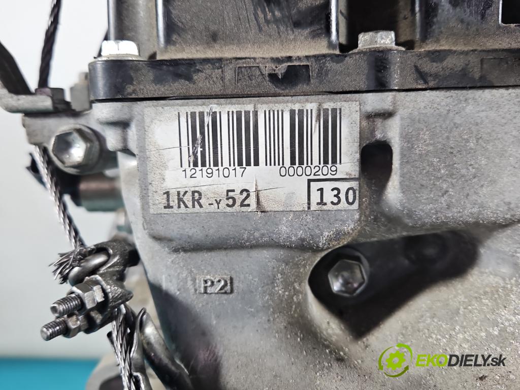 Toyota Yaris III 2011-2020 1.0 VVT-i: 69KM manual 51 kW 998 cm3 3- motor benzín: 1KR