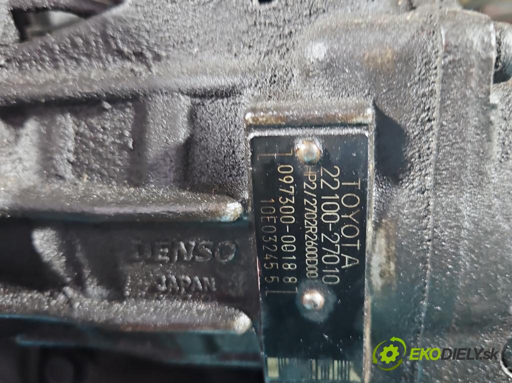 Toyota Rav4 II 2000-2005 2.0 d4d 116 HP manual 85 kW 1995 cm3 5- čerpadlo vstrekovacia 22100-27010 (Vstrekovacie čerpadlá)