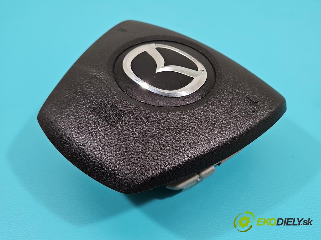 Mazda 6 II GH 2007-2012 2.0 CITD 140 HP manual 103 kW 1998 cm3 5- airbag vzduch: Řidiči: T93402A (Airbagy)