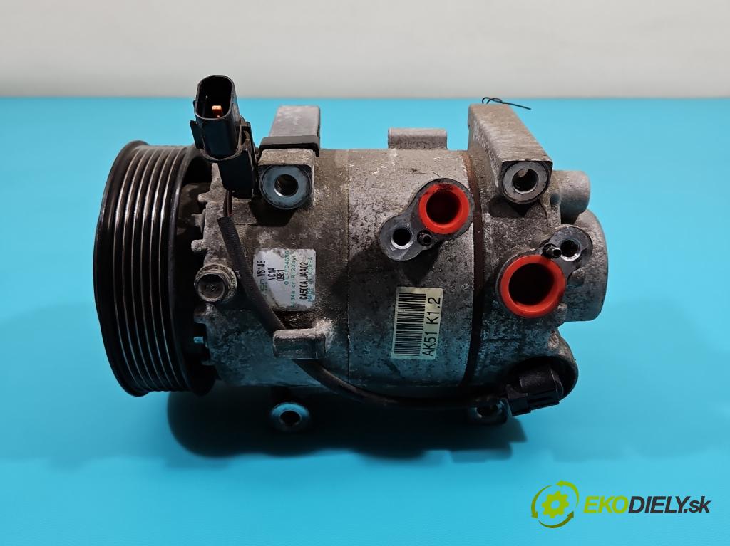 Hyundai i20 II 2014 -2020 1.2 16V (G4LA) 84KM manual 61,8 kW 1248 cm3 5- Kompresor: klimatizácie CA500ALJAA02 (Kompresory klimatizácie)