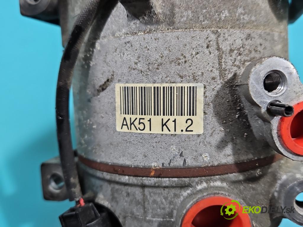 Hyundai i20 II 2014 -2020 1.2 16V (G4LA) 84KM manual 61,8 kW 1248 cm3 5- Kompresor: klimatizácie CA500ALJAA02 (Kompresory klimatizácie)