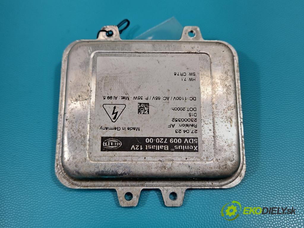 Opel Insignia A 2008-2017 2.0 cdti 160 HP automatic 118 kW 1956 cm3 5- střídač: xenon 5DV009720-00 (Riadiace jednotky xenónu)