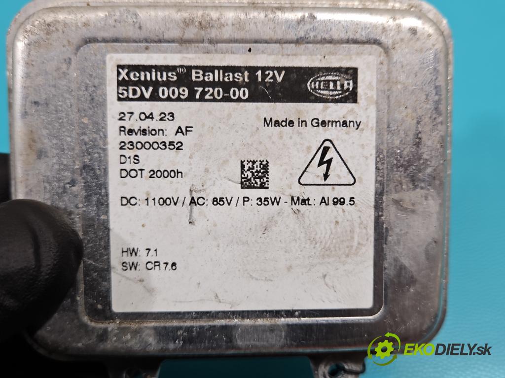 Opel Insignia A 2008-2017 2.0 cdti 160 HP automatic 118 kW 1956 cm3 5- střídač: xenon 5DV009720-00 (Riadiace jednotky xenónu)