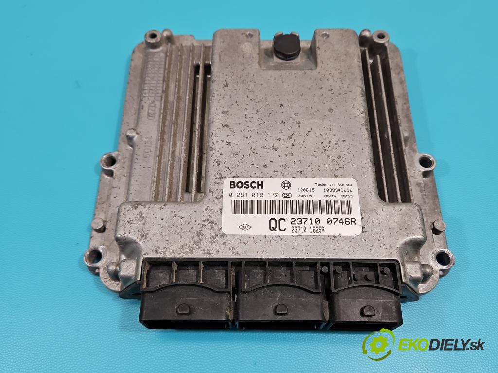 Renault Koleos I 2008-2016 2.0 dci 150 HP manual 110 kW 1995 cm3 5- riadiaca jednotka motora 0281018172