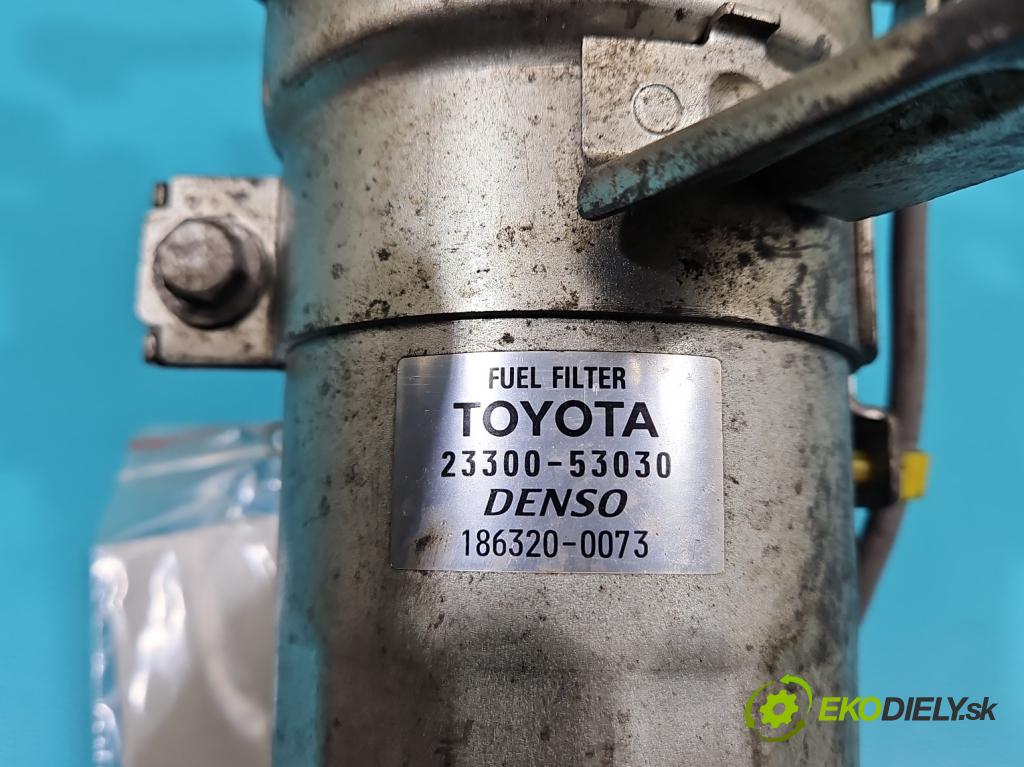 Toyota Avensis III T27 2009-2018 2.0 D4-D: 143 HP manual 105 kW 1995 cm3 5- obal filtra palivo 23300-53030