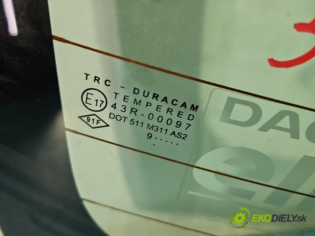 Dacia Logan II 2012-2020 1.0 SCe: 73 HP manual 54 kW 999 cm3 4- sklo zadná  (Sklo zadné)