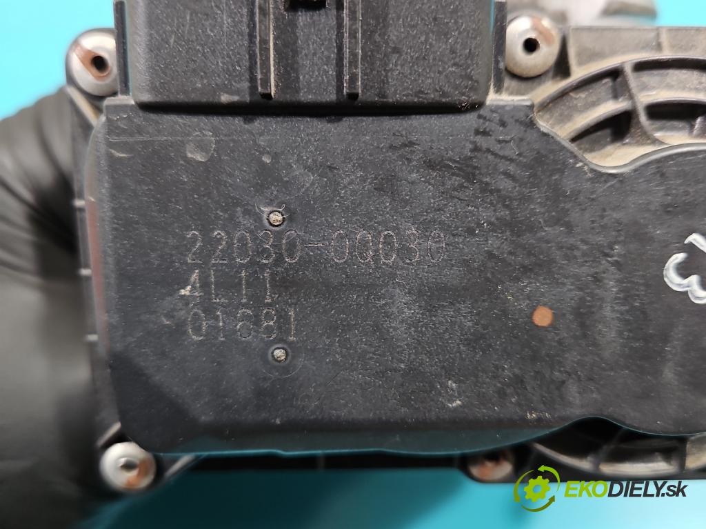 Toyota Yaris III 2011-2020 1.0 VVT-i: 69KM manual 51 kW 998 cm3 3- klapka 22030-00030 (Škrtiace klapky)