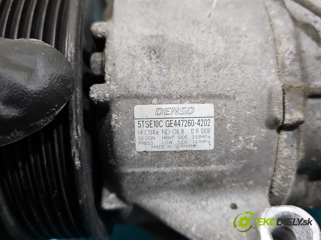 Toyota Yaris III 2011-2020 1.0 VVT-i: 69KM manual 51 kW 998 cm3 3- Kompresor: klimatizácie GE447260-4202 (Kompresory klimatizácie)