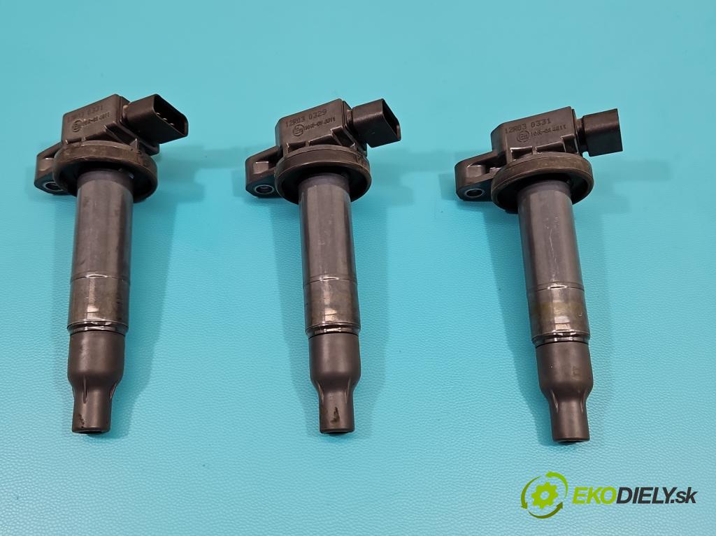 Toyota Yaris III 2011-2020 1.0 VVT-i: 69KM manual 51 kW 998 cm3 3- cievka zapaľovacia 90919-W2002 (Zapaľovacie cievky, moduly)