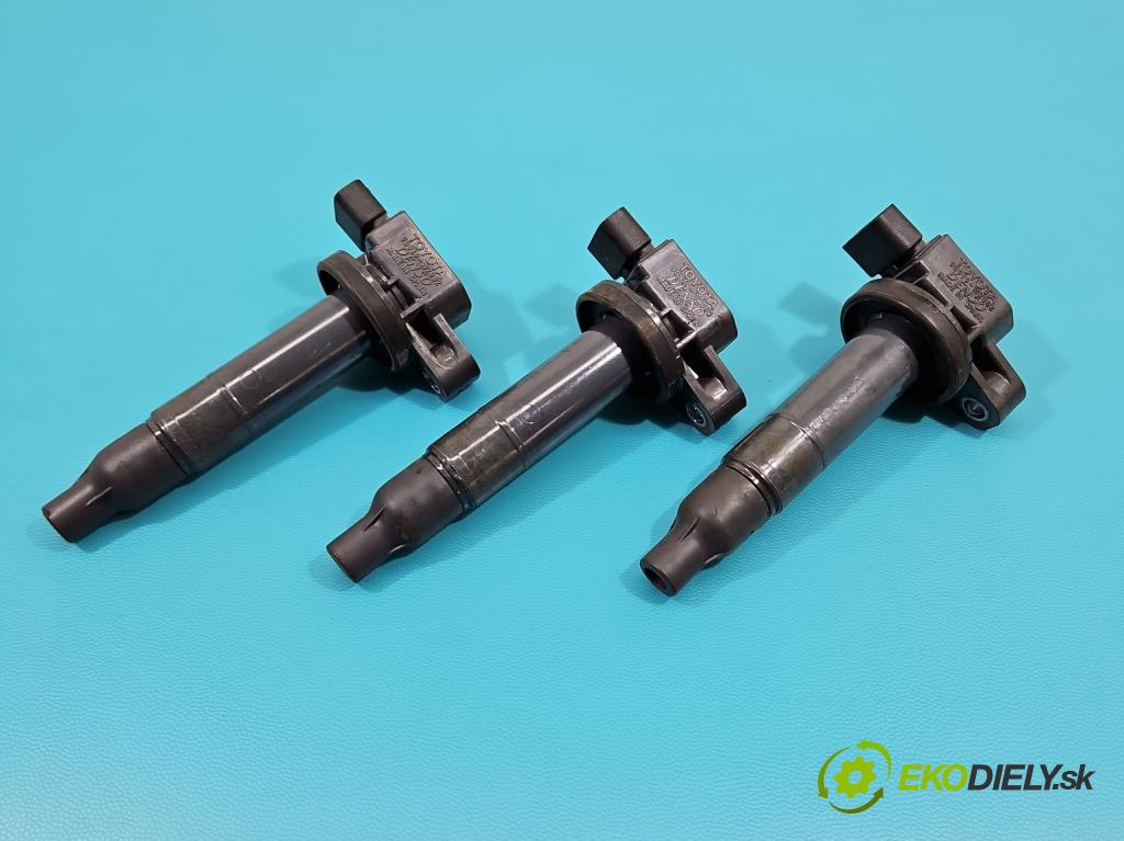 Toyota Yaris III 2011-2020 1.0 VVT-i: 69KM manual 51 kW 998 cm3 3- cievka zapaľovacia 90919-W2002 (Zapaľovacie cievky, moduly)