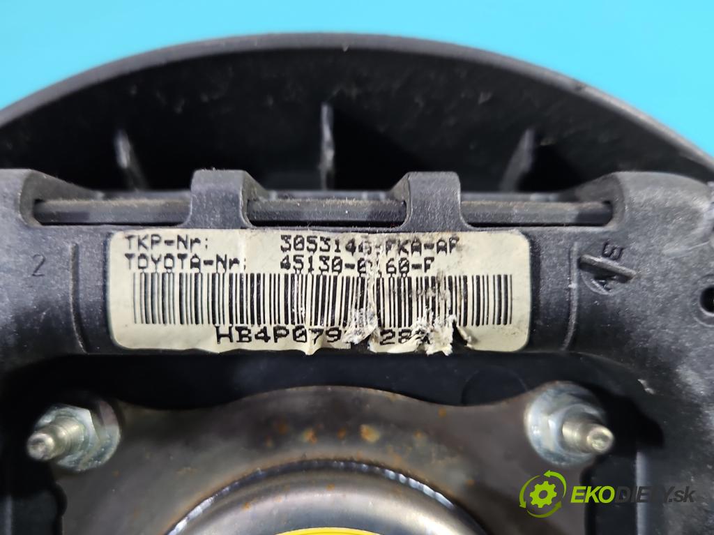 Toyota Yaris II 2005-2011 1.4 d4d 90 HP manual 66 kW 1364 cm3 5- airbag vzduch: Řidiči:  (Airbagy)