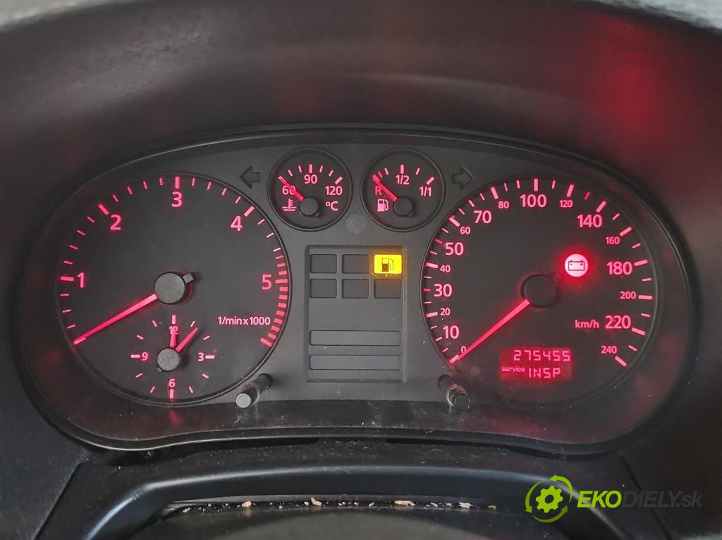Audi A3 8L 1996-2003 1.9 tdi 90 HP manual 66 kW 1896 cm3 3- prístrojovka/ budíky 8L0919860DX (Prístrojové dosky, displeje)