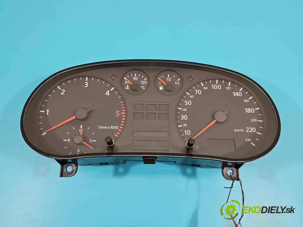 Audi A3 8L 1996-2003 1.9 tdi 90 HP manual 66 kW 1896 cm3 3- prístrojovka/ budíky 8L0919860DX (Prístrojové dosky, displeje)