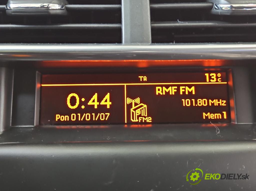 Citroen C4 II 2010-2017 1.6 HDi 111KM manual 82 kW 1560 cm3 5- Zobrazit: 9800717380 (Prístrojové dosky, displeje)